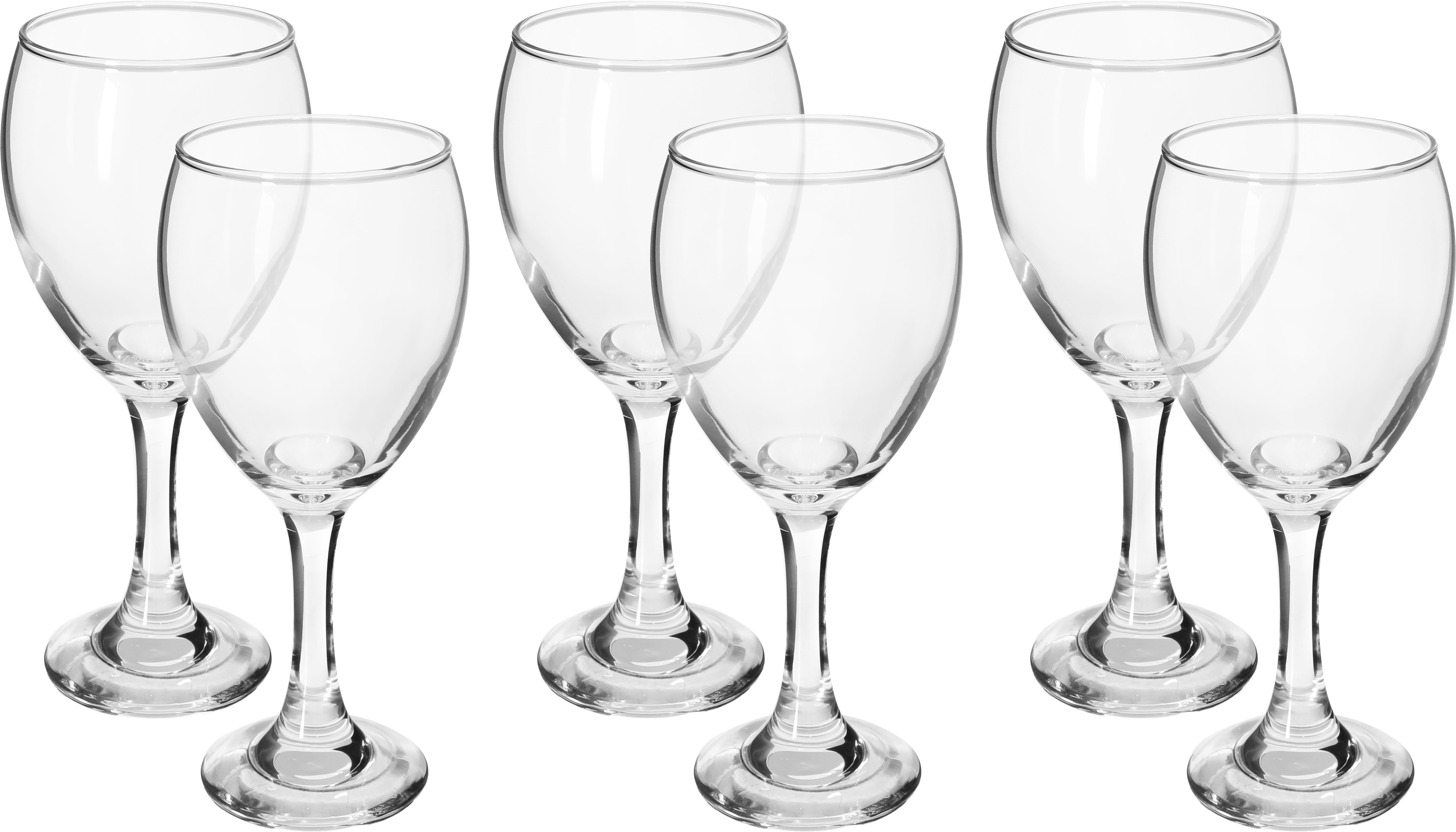 طقم كاسات عصير زجاج السيف غاليري، 6 حبات، 13.5 أونصة - شفاف product image 1
