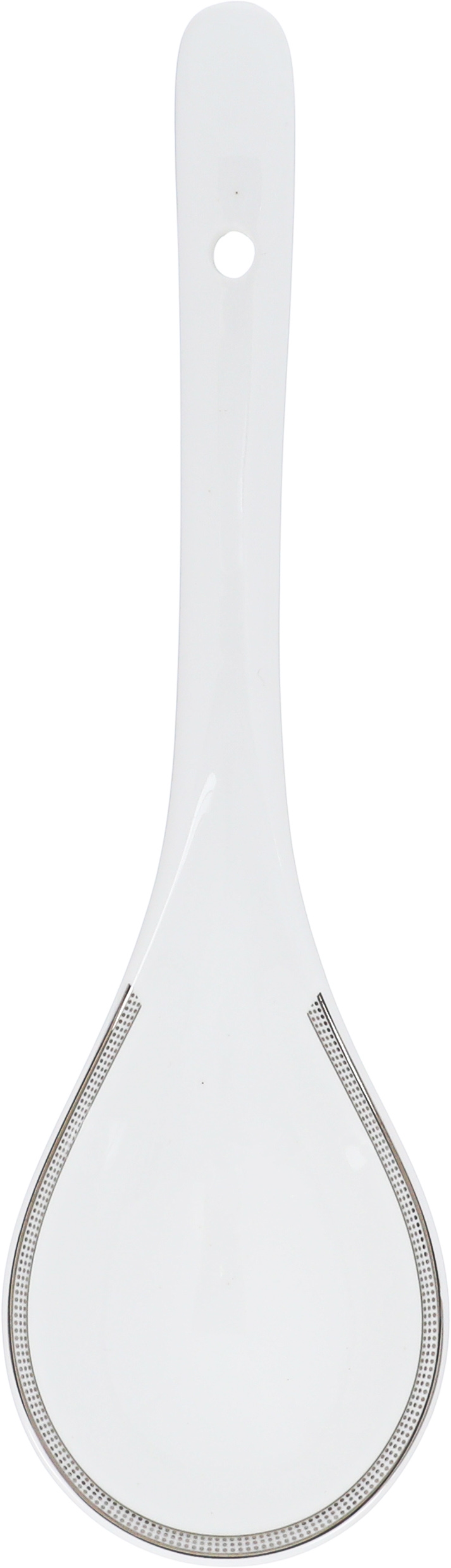 طقم سفرة بورسلان دانيا، 77 قطعة - ابيض فضي product image 18