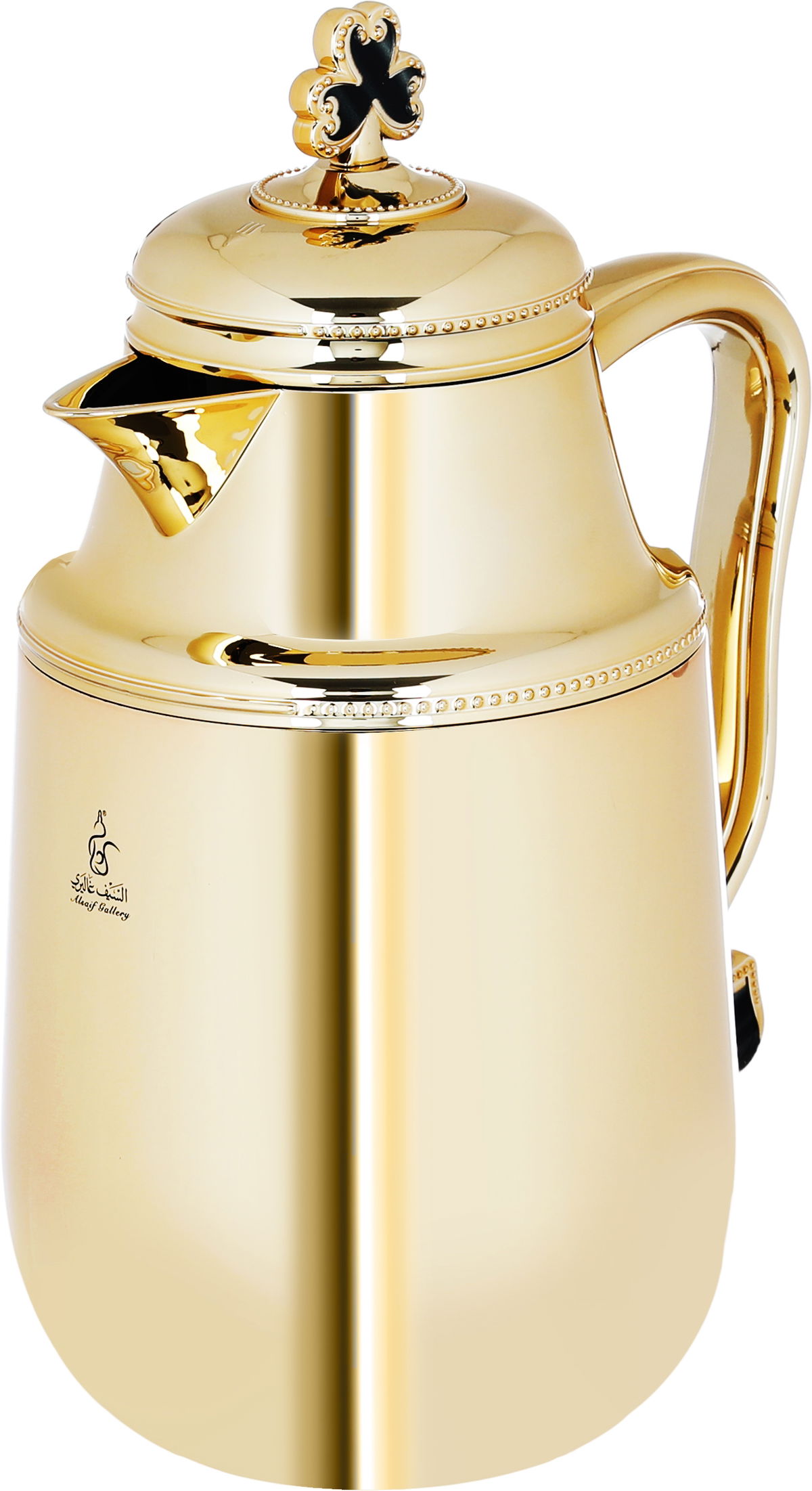 Al Saif Gallery Fatima Steel thermos Set, 1 - 0.7 L, 2 Pieces - Gold product image 8