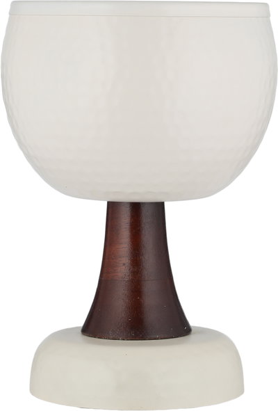 مبخرة ستانلس ستيل السيف غاليري، 13x13x19 سم ، دائرية - كريمي خشبي product image 3