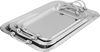 Al Saif Gallery 3-Piece Stainless Steel Toothbrush Set with Engraved Edges, Rectangle - Silver product image 1