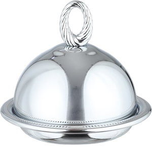 تمرية بغطاء ستانلس استيل السيف غاليري، 11.8x11.8x7.1 سم، دائري - فضي لامع product image