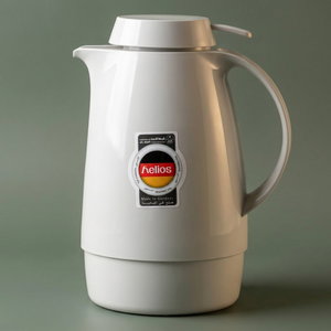 Helios thermos, 0.6 liters, thermal glass inner container, plastic outer shell - gray product image