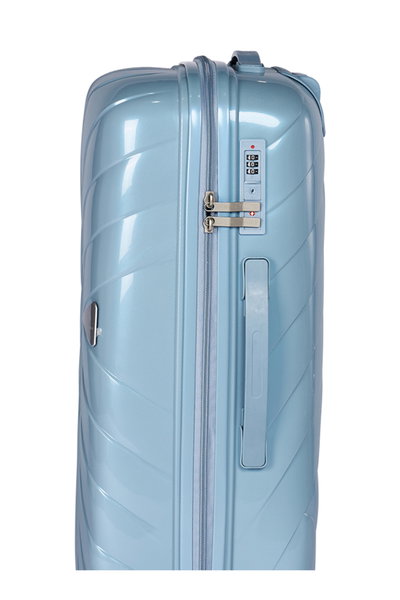 Limra LMA-1922 Polypropylene Luggage Set, 3 Sizes, 4 Wheels - Blue product image 5