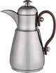 Al Saif Gallery Thermos Dallah Tamim 10, 1 Liter, Stainless Steel Interior, Wooden Handle, Push-Button Lid - Glossy Black product image 2
