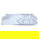 طقم تقديم شاي بورسلان + زجاج السيف غاليري، 29 قطعة، نقش رمادي - أبيض product image 2