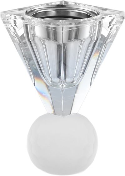 Al Saif Gallery Glass Incense Burner, 8.5x8.5x16 cm - Clear product image 1