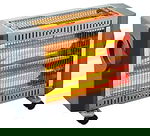 دفاية كهربائية هوم ماستر، 2400 واط، 5 أنابيب كوارتز، 3 جهات - رمادي product image 1