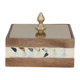 Al Ain Andalusia Wood Storage Box with Lid, 16 x 16 x 6 cm, Square - Multi Color product image 4
