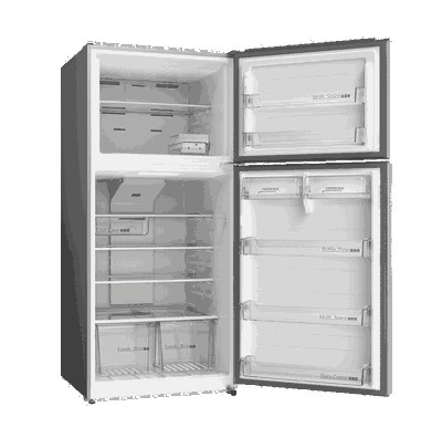ثلاجة ميديا، 651 لتر، انفرتر، فريزر علوي، MDRT866FGF46 - فضي product image 6