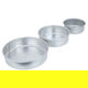 طقم قوالب كيك المونيوم السيف غاليري، 3 قطع - فضي product image 2