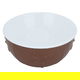 Al Saif Gallery porcelain bowl, 17 x 17 x 9 cm, round, double - brown product image 2