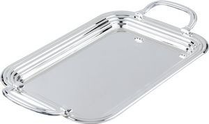 AlAlSaif Gallery Steel Tray set, 3 Pieces - Silver product image 2