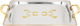 Solaf Steel Saif Plus Tray Set with Golden Handles, 3 Pieces, Rectangular - Silver product image 3