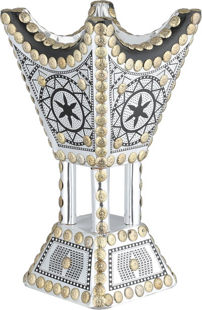 مبخرة النجم التراثي ستانلس استيل، 13x13x25 سم، قاعدة - متعدد الألوان product image 1