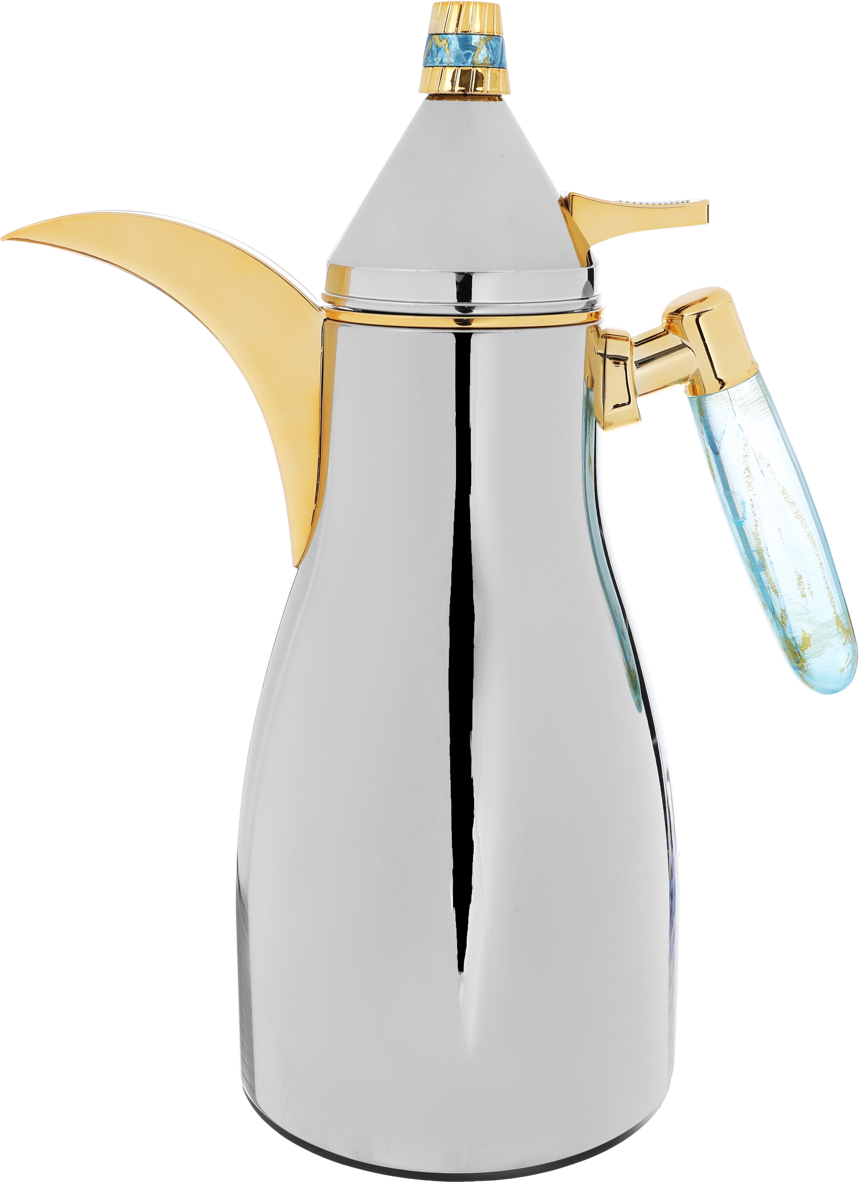 Al Saif Gallery Maimouna Steel thermos Set, 2 Pieces, 1 Liter - Silver product image 7