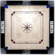 لوحة لعبة كاروم مع عملات الفالح، 75×75×3 سم - اسود خشبي product image 1
