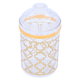 علبة بهارات بلاستيك السيف غاليري، دائري، منقوش ذهبي - شفاف product image 4