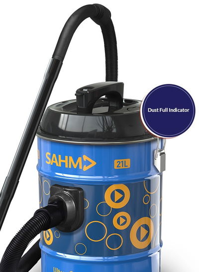 مكنسة برميل سهم، بقوة 2000 واط، 21 لتر، SHM-21VSY - ازرق اسود product image 12