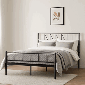 سرير حديد، 45×120×190 سم - أسود product image 2