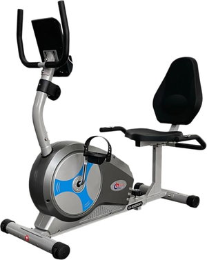 دراجة تمارين هيلثي كير، وزن حتي 100 كجم، 6 برامج، شاشة 3 بوصة، LCD، 8 مستويات - رمادي اسود product image