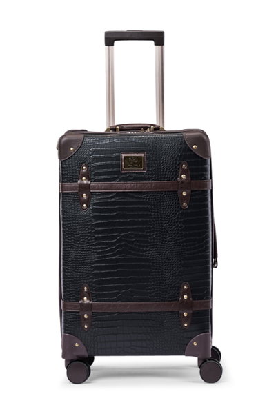 Limra LMA-7053 Artificial Leather Luggage Set, 4 Sizes, 4 Wheels, 360 Degree Rotating - Black Brown product image 5