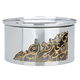 وعاء تقديم استيل السيف غاليري، 8×13×13 سم، قاعدة - فضي product image 2