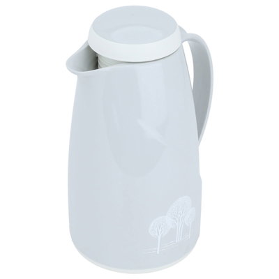 ترمس هيليوز، 1 لتر، حافظة داخلية زجاج - رمادي فاتح product image 2