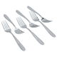 Al Saif Gallery steel cutlery set, 24 pieces - silver product image 2