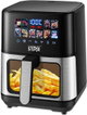 Winning Star St-9696 Air Fryer, 1400W, 4.5L, 10 Programs, Digital Display - Black Silver product image 1