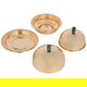 Alif Gallery tofaria set with steel dates, 5 pieces, rectangular - gold product image 3