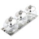 طقم سكرية زجاج السيف غاليري، 24×8×9 سم، طوفرية مستطيل، 4 قطع - فضي product image 2