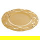 Tofaria Al Saif Gallery steel presentation, 35 x 35 x 2 cm, round - gold product image 1