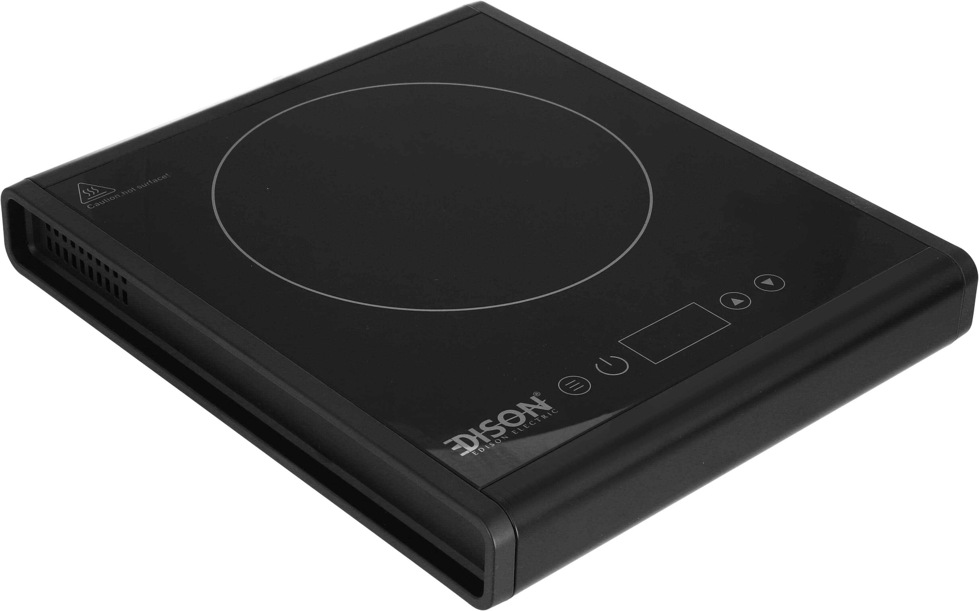 Edison ES-05 Ceramic Table Top Hob, 2000W, 27x31 cm - Black product image 2