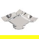 طوفرية تقديم استيل السيف غاليري، 31x31x6 سم، مستطيل - فضي product image 2
