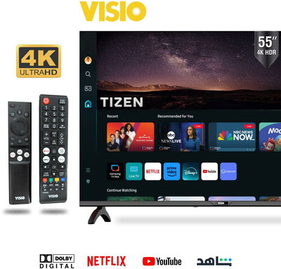 تلفزيون سمارت بدون اطار فيسيو، 55 بوصة، 4K، رسيفر داخلي، ريموت ماجيك، نظام Tizen، 55VSSU3TIZEN - اسود product image 6