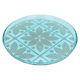 Al Saif Gallery Glass Serving Plate, 32X32X2.5 Cm - Turquoise product image 1
