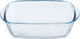 صينية فرن زجاج بيركس، 1.2 لتر، 23×15×7 سم - شفاف product image 1