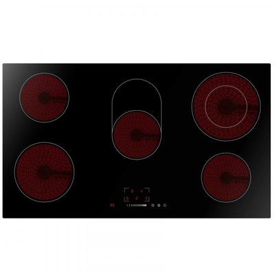 موقد كهربائي ميديا، 9800 واط، 5 شعلات، 9 مستويات، MCHV848 - اسود product image 2