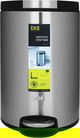 Al Saif Gallery Steel Trash Can, 8 Liters - Silver product image 1