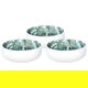 صحن تقديم بورسلان السيف غاليري، 21×7 سم، عميق، مشجر أخضر - أبيض product image 1