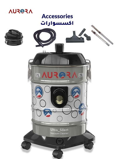 مكنسة برميل اورورا، بقوة 2000 واط، 21 لتر، AR-21VSY - رمادي اسود product image 7