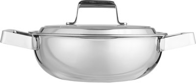 مقلاة ستانلس استيل روبوست، 24 سم - فضي product image 1