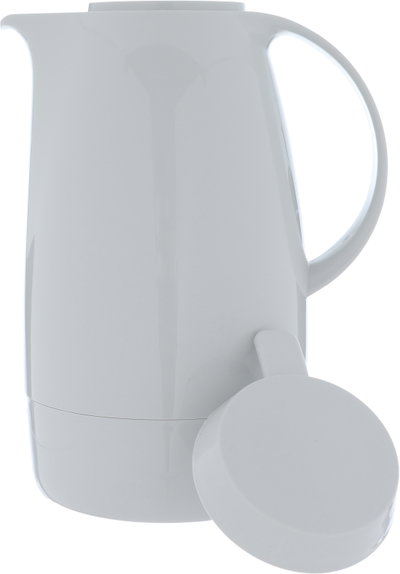 Helios thermos, 1.3 liters, thermal glass inner shell, plastic outer shell - white product image 5