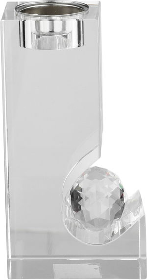 مبخرة زجاج السيف غاليري، قاعدة كرة، 9x6x16.8 سم - شفاف product image