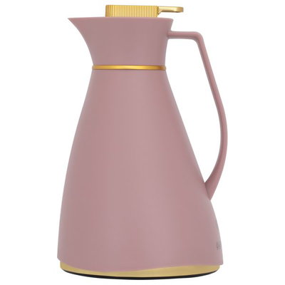 ترمس جلوري، 1 لتر، حافظة داخلية زجاج - وردي product image 2