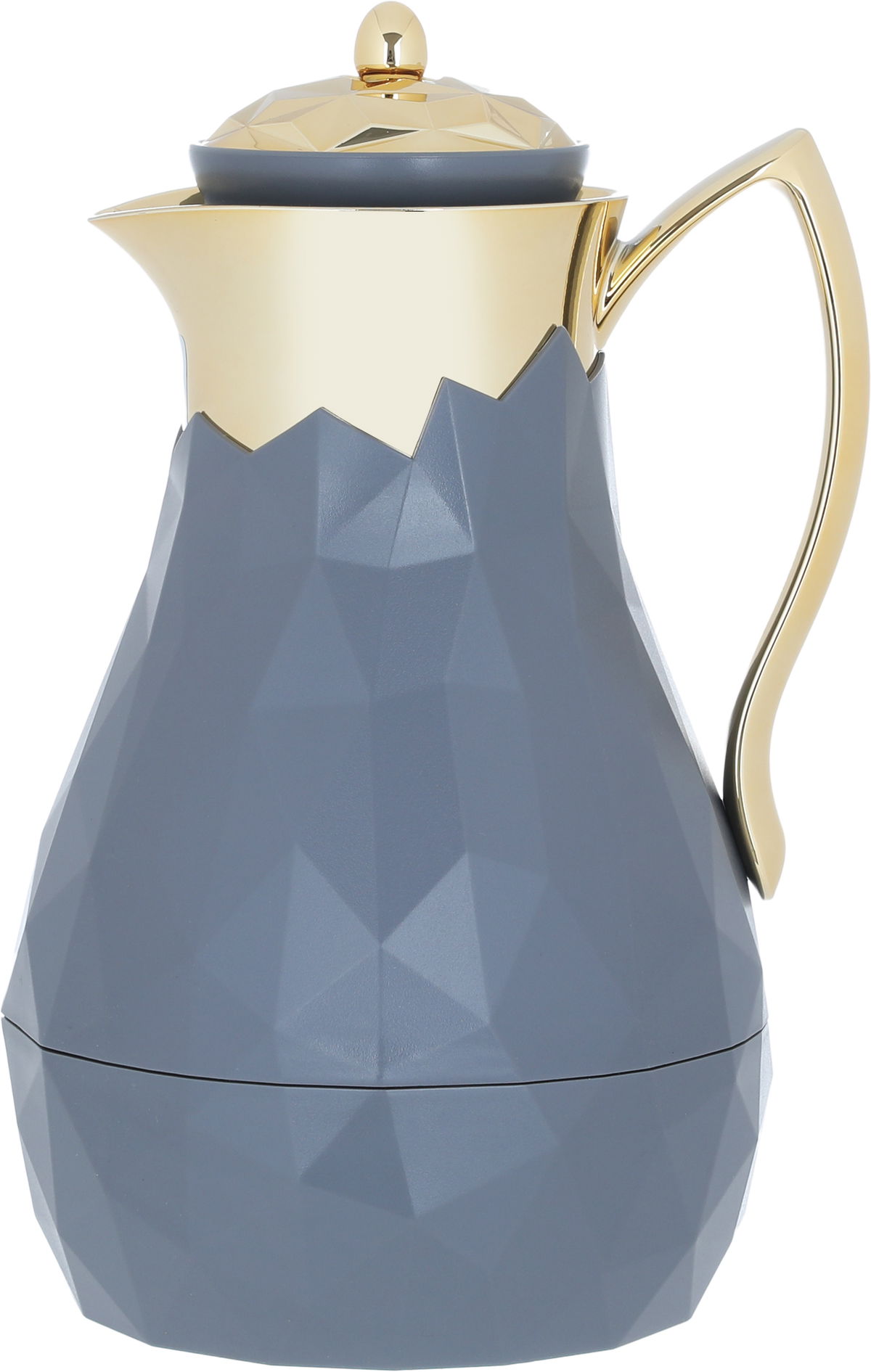 Everest Diamond Thermos, 1 liter, glass inner shell, plastic outer shell - dark grey product image