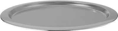 Crown Home Foundation Stainless Steel Serving Dish, 32cm, Round, Acrylic Lid - Transparent Silver product image 2