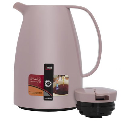 Al Saif Gallery Lima Thermos, 1.5 liters, thermal glass inner container, plastic outer shell - pink product image 3