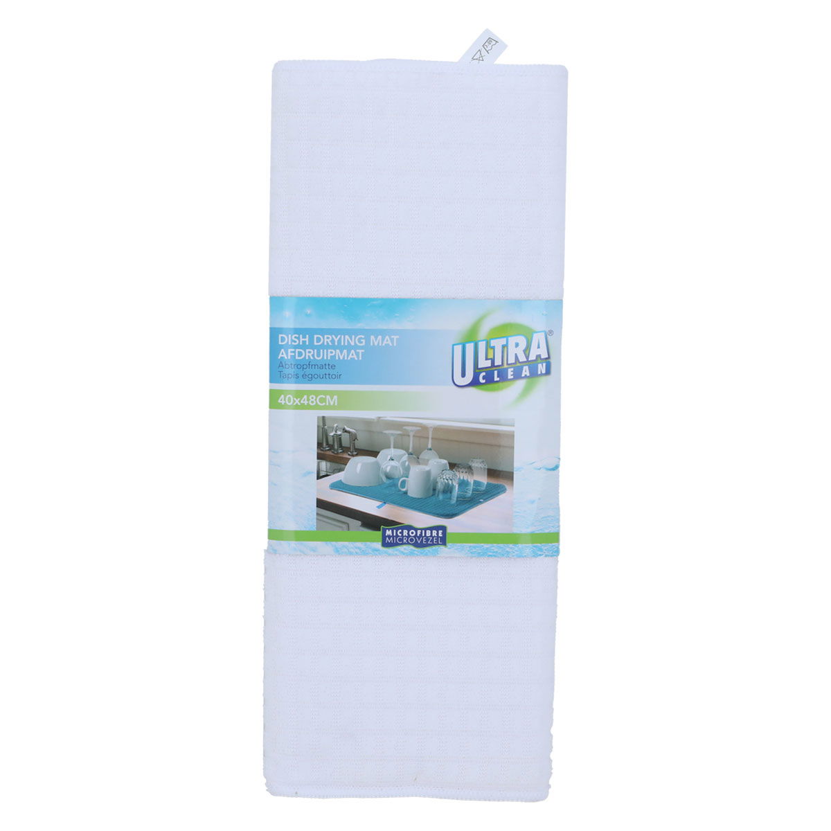 Al Saif Gallery Cloth dish drying mat, 40x48 cm - white product image